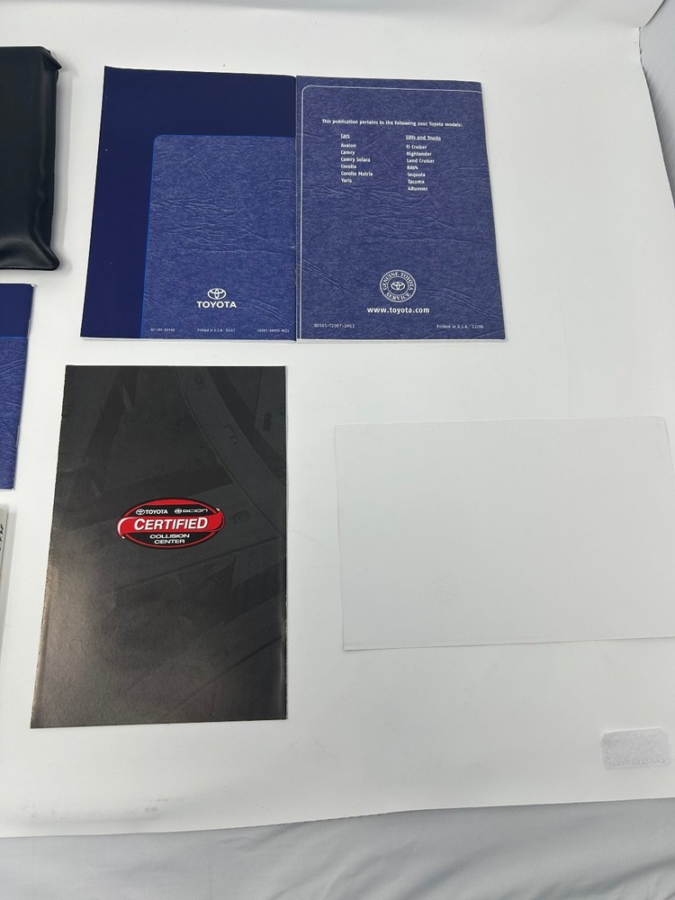 2007 Toyota 4Runner Owner's Manual Set