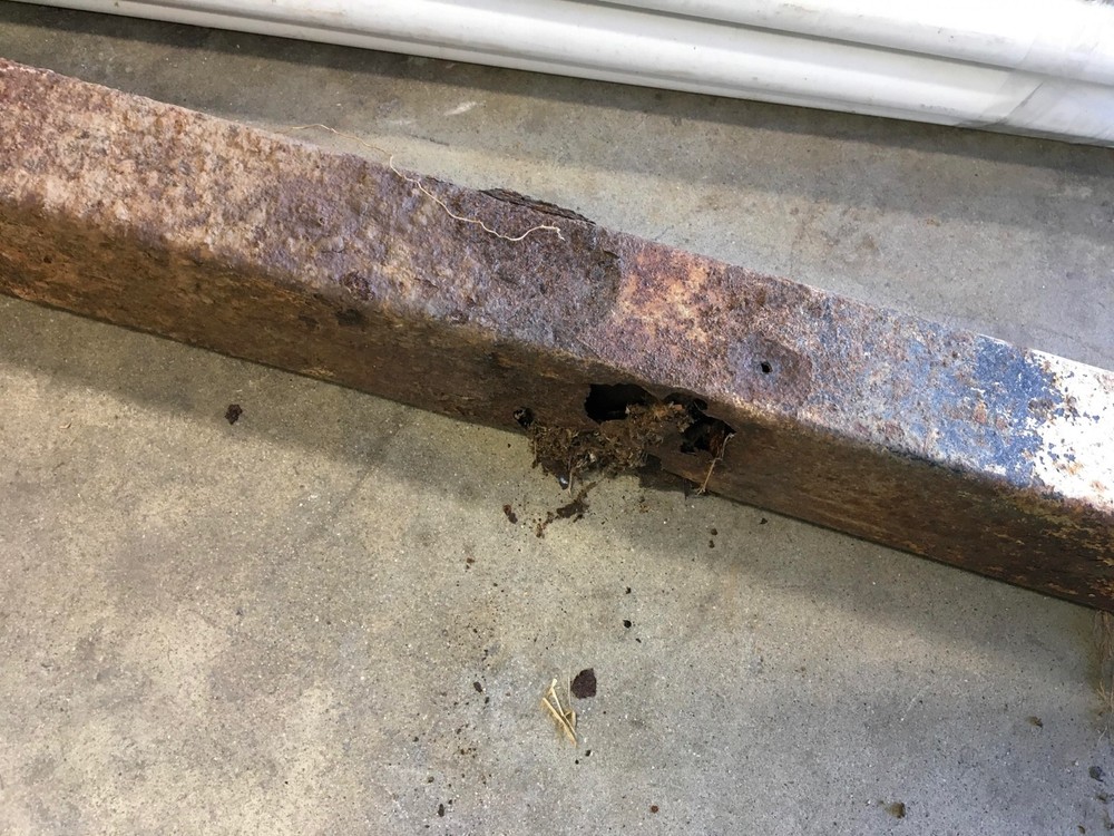 Vintage Mailbox Post