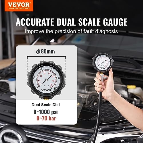 18 pcs Cylinder Pressure Test Tool Kit for Diesel Engines