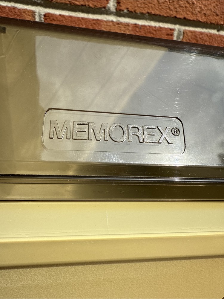 Vintage Memorex 5 1/4" Floppy Disk Storage Unit -