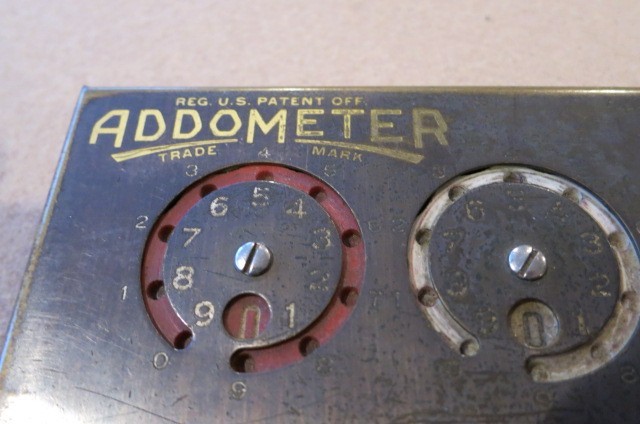 Vintage ADDOMETER Adding Machine