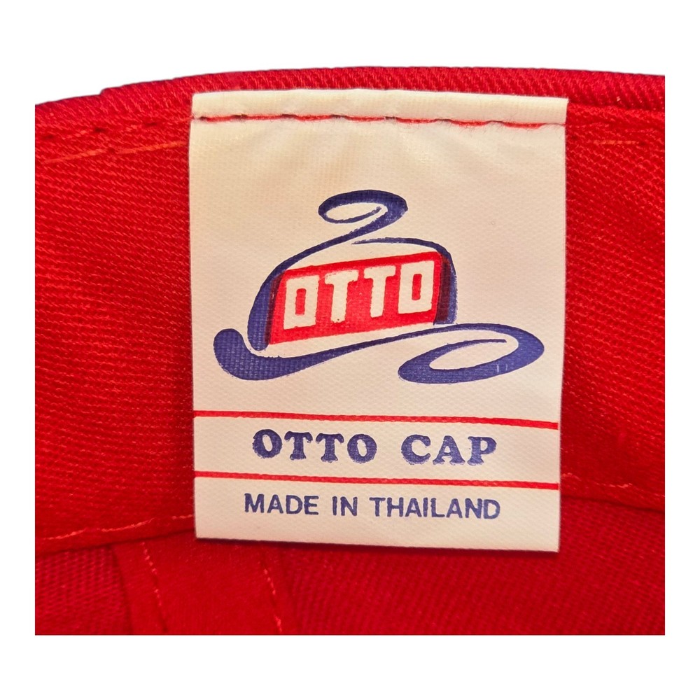 USMC Mastery Gunner Seargant Insignia Hat Cap Strapback Adjustable Red 6-panel