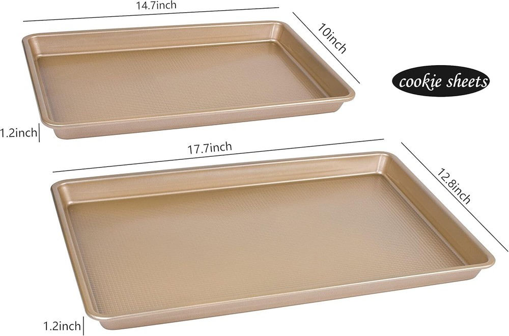 Non-Stick Bakeware Set Textured 6-Piece Set