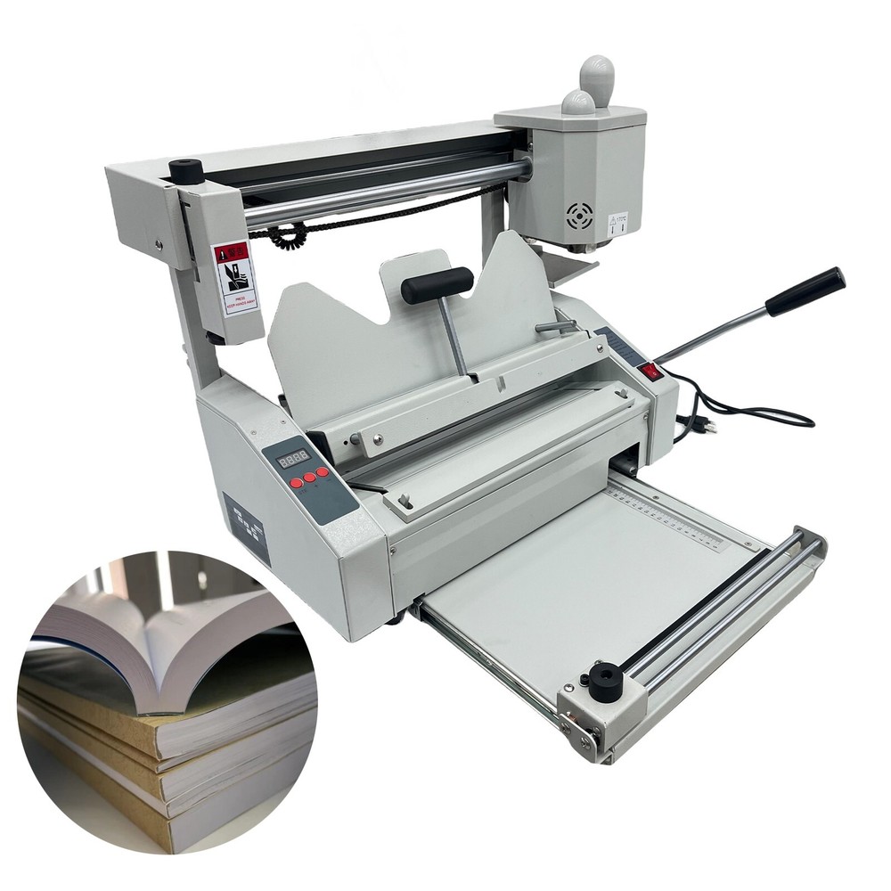 110V A4 Manual Hot Glue Book Binding Machine With Indenting Function