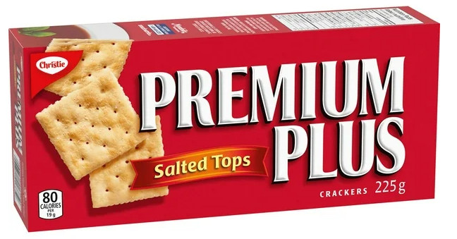 Premium Plus Salted Tops Crackers, 225g (4 Pack)