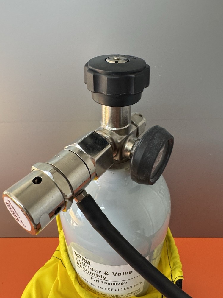 MSA TransAire Cylinder & Valve Assembly 10008299