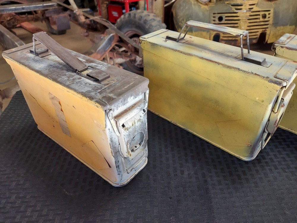 Four Quantity - 30 Cal ammo cans