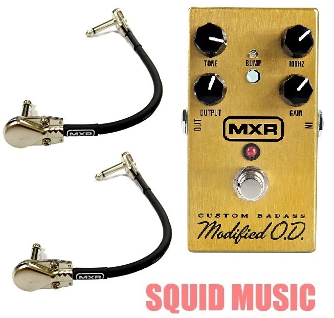MXR Custom Badass Modified O.D. M-77 (2 MXR CABLES) Overdrive Distortion M77