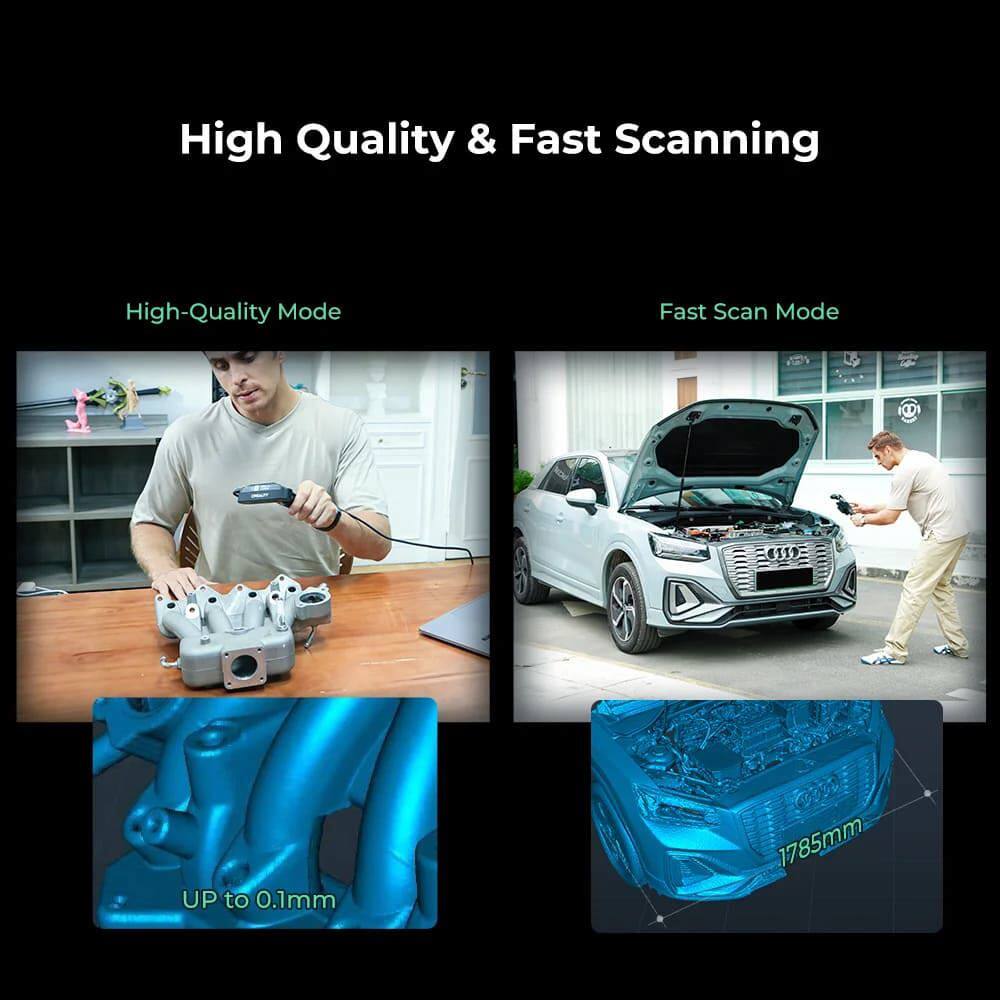 Creality Ferret Pro 3D Scanner 24Bit Full-Color Scan for Windows/Mac/iOS/Android