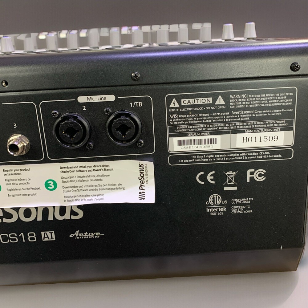 PreSonus StudioLive CS18AI (PREOWNED)