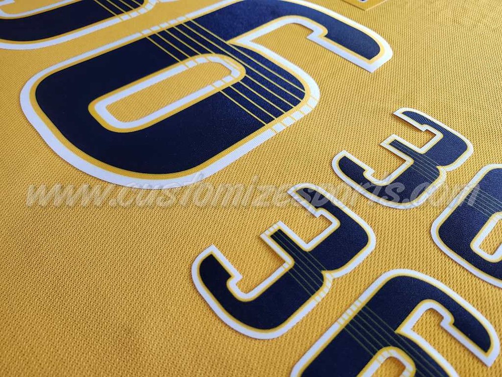 Nashville Predators Customized Number Kit For 2017-Present Home Uniform
