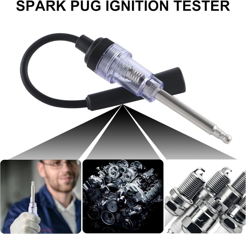2PCS Spark Plug Tester - Ultimate Engine Ignition Diagnostic Tool for All Eng...