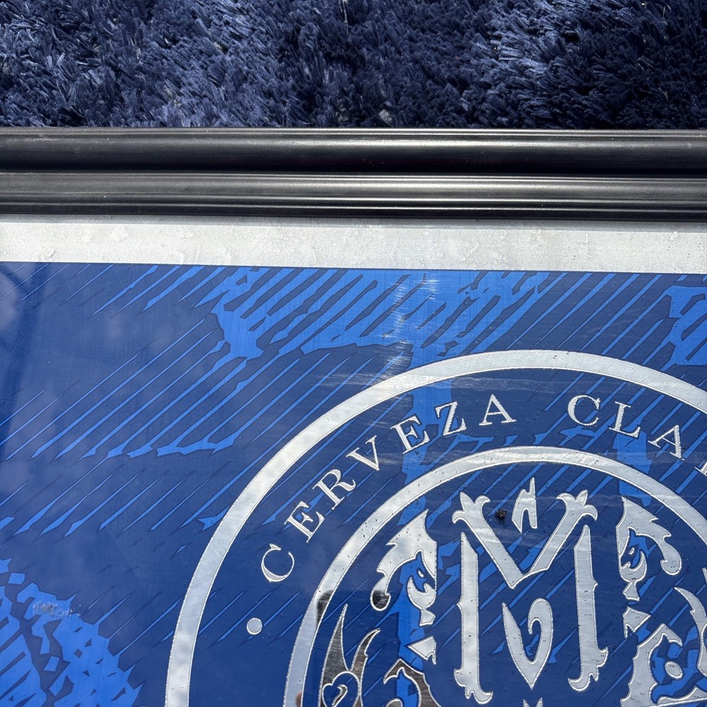 Montejo Clara Modelo Brand Mirror Beer Sign