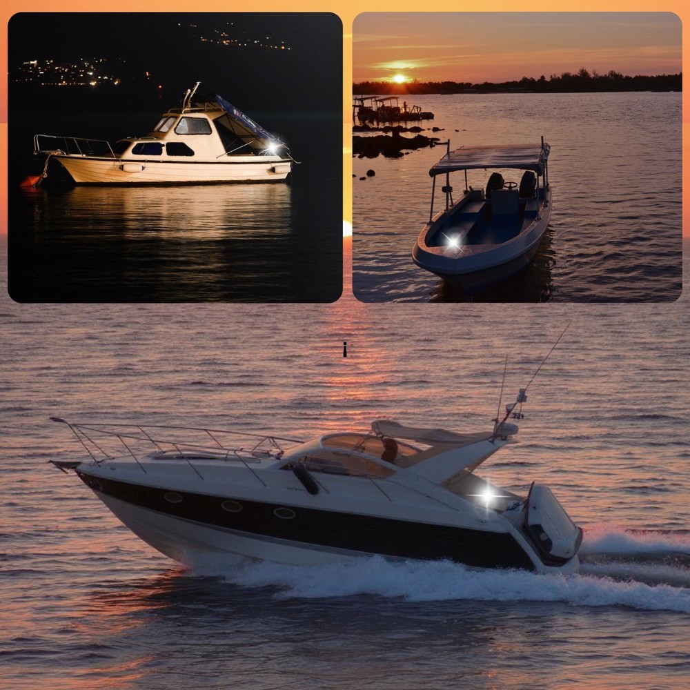 Pactrade Marine 4.5" White All-Round Light (Fixed Base, Surface Mount)