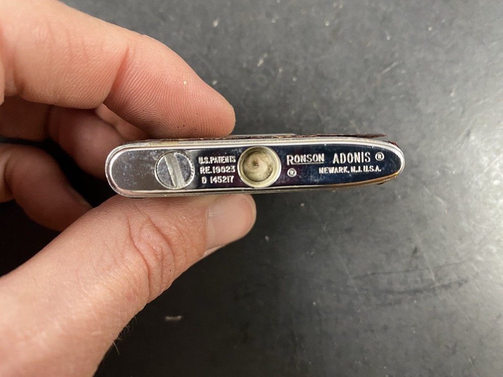 Ronson Adonis Lighter, Monogramed