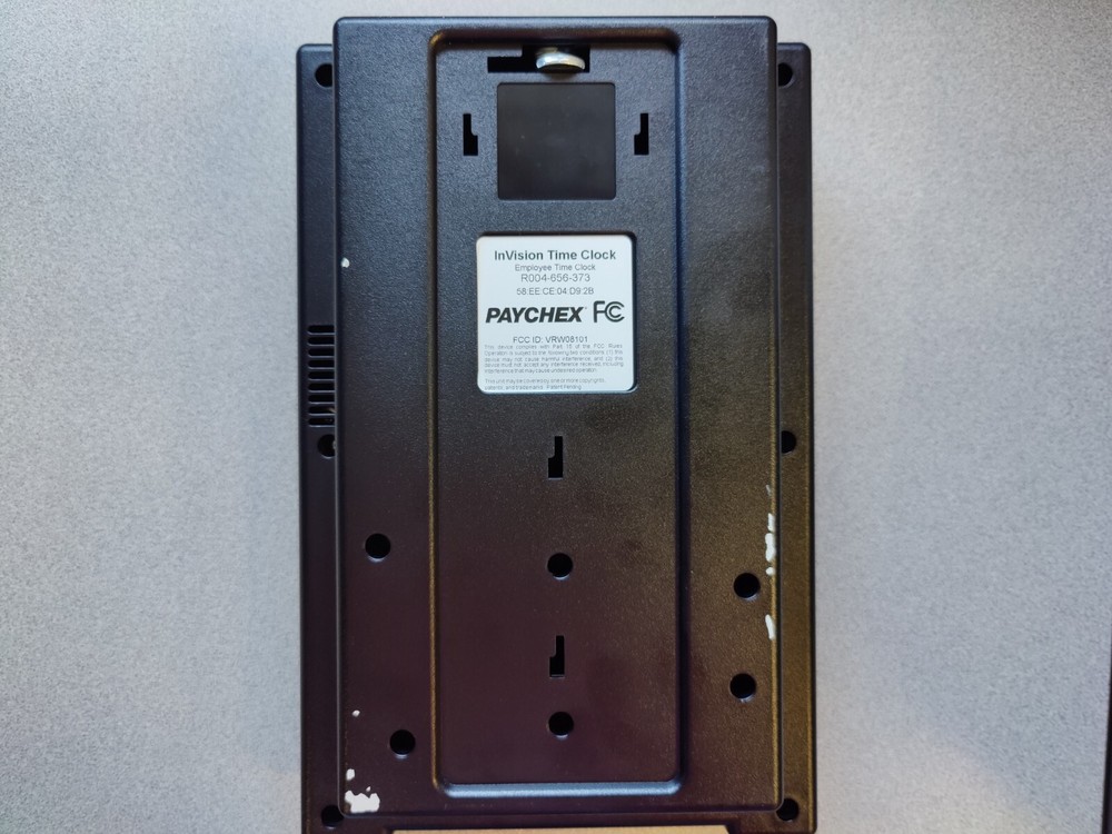 Paychex Iris Timeclock