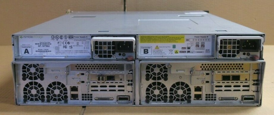 Nimble Storage CS200 Storage Array 16x 3.5" Bay Dual Controller 2x PSU CS240G