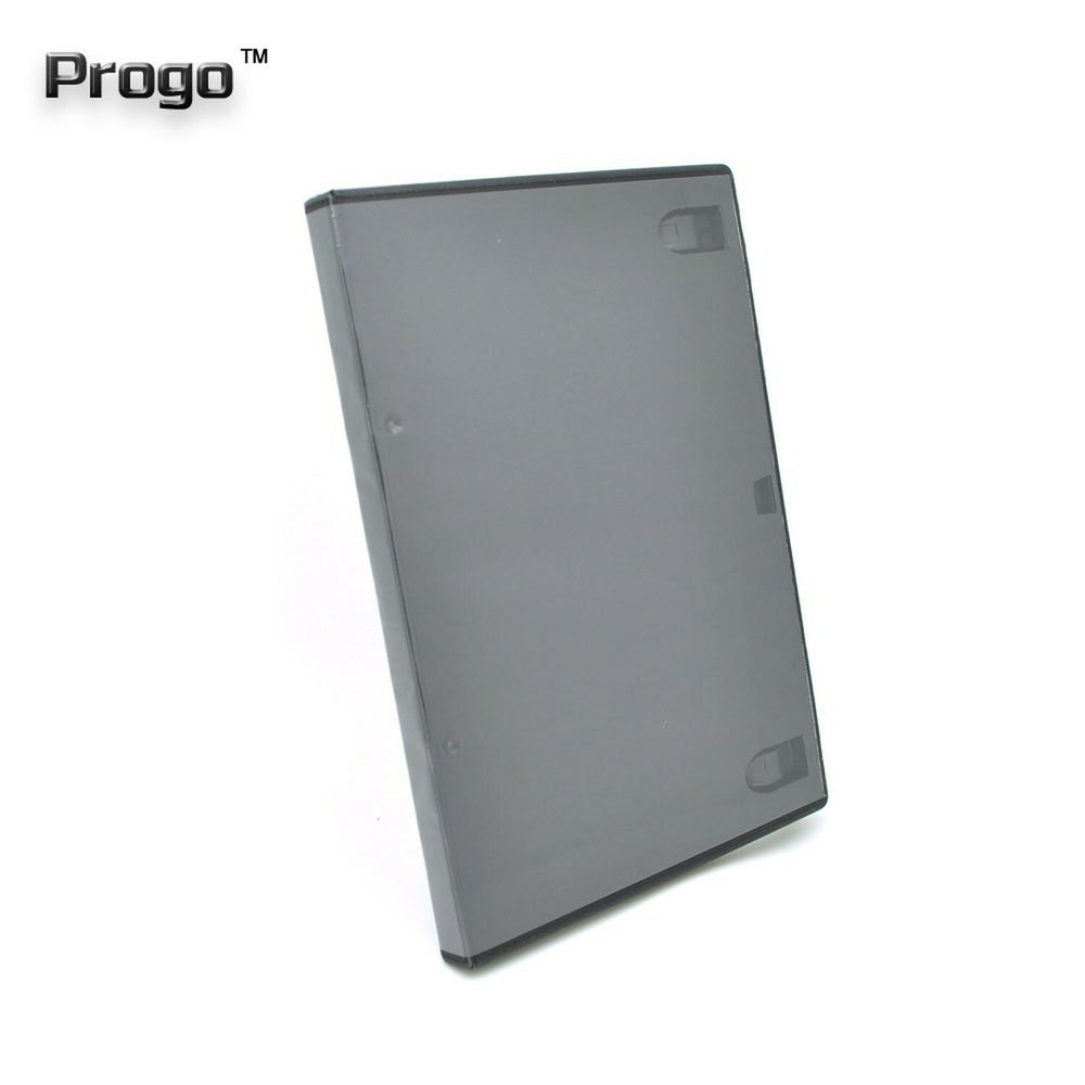 Progo 50 Pack Standard Black Single DVD Cases 14MM