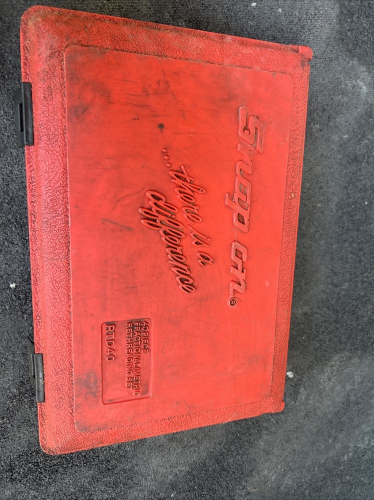 For Snap On Tools Fractional & Metric Rethreading Set RTD40 Used Missing 7pc