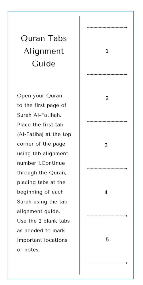Arabic Quran Tabs - 80 Tabs
