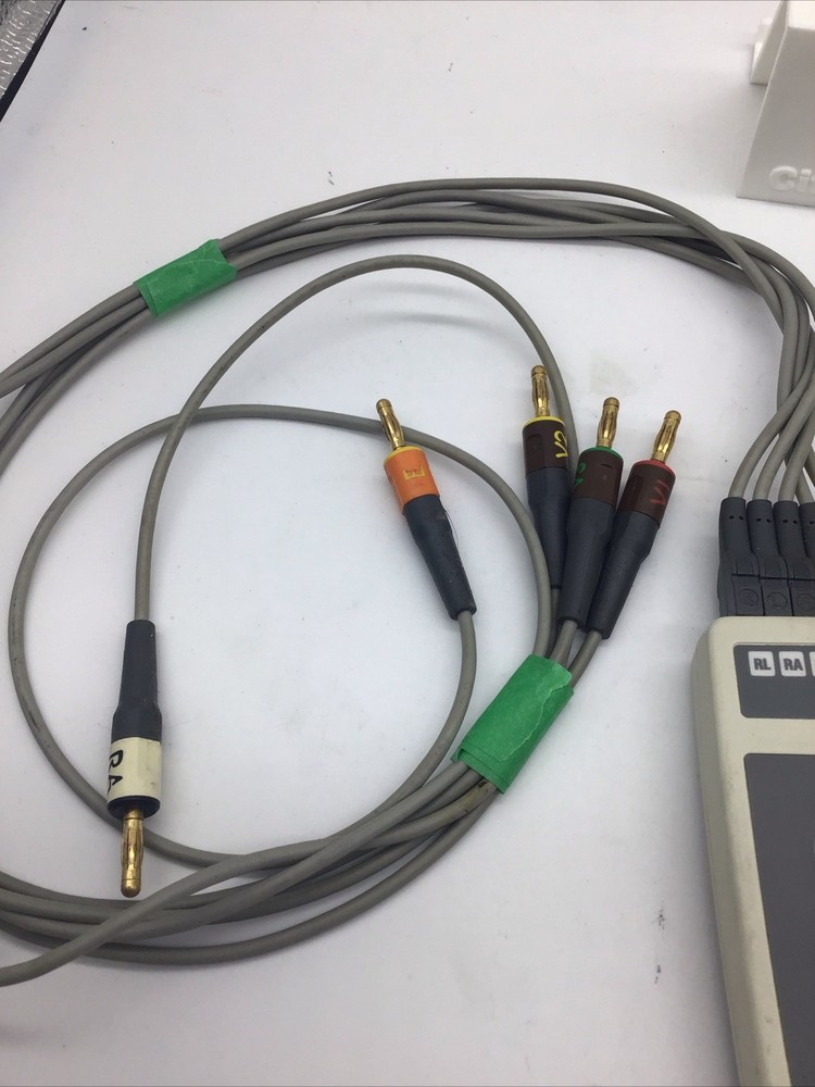 Marquette Acquestion CAM-14 ECG Interface W/Leads Untested Sold As-Is Read