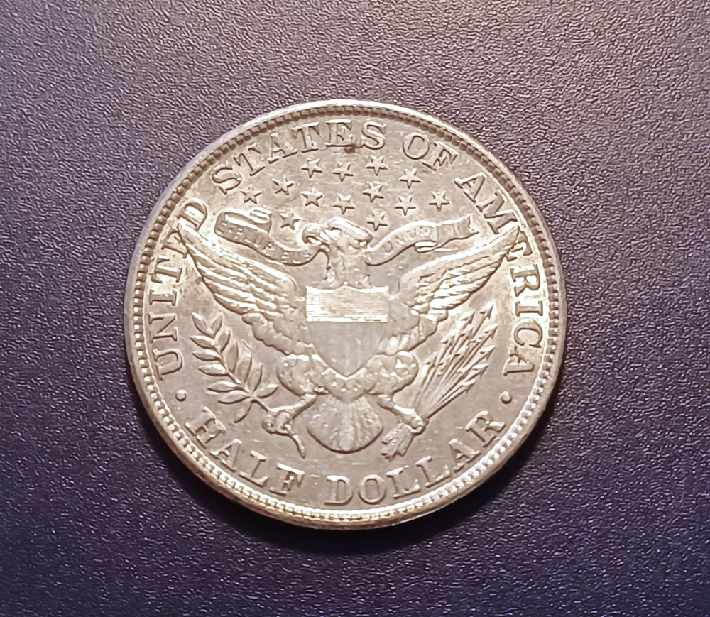 Choice AU 1902-P Barber Half Dollar