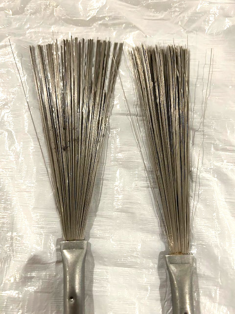 Regal Tip Drum Stick Wire Brushes Wood Handle