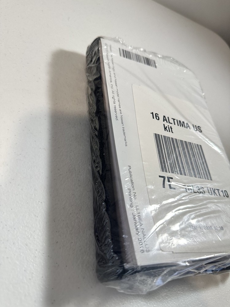 2016 Nissan Altima Owner's Manual Set