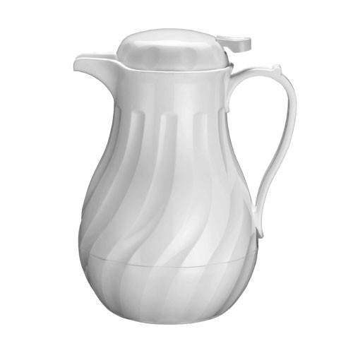 Winco VSW64W 64 oz White Beverage Server