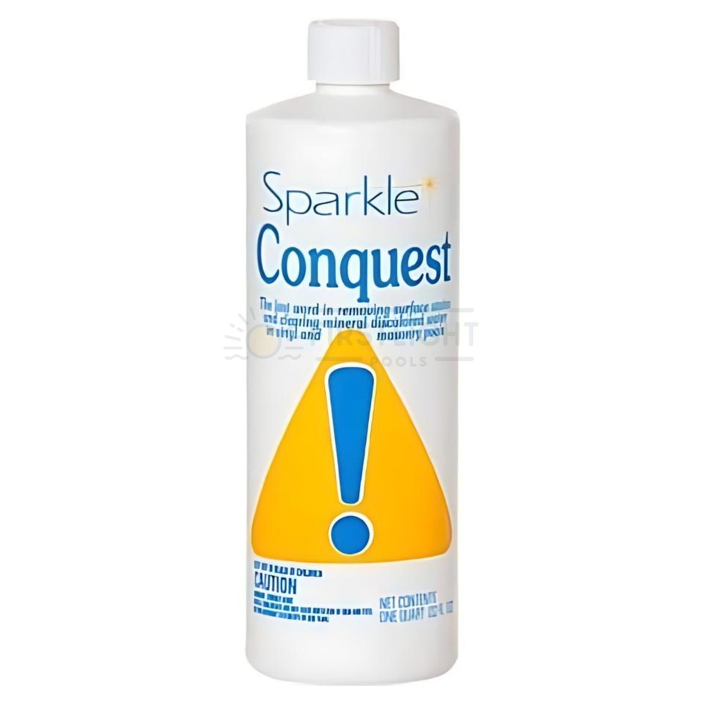 Sparkle Conquest Quart Sequestering Agent & Stain Remover for Plastered, Painted
