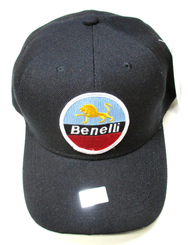 Benelli Hat baseball cap motorcycle patch black adjustable Wards Riverside