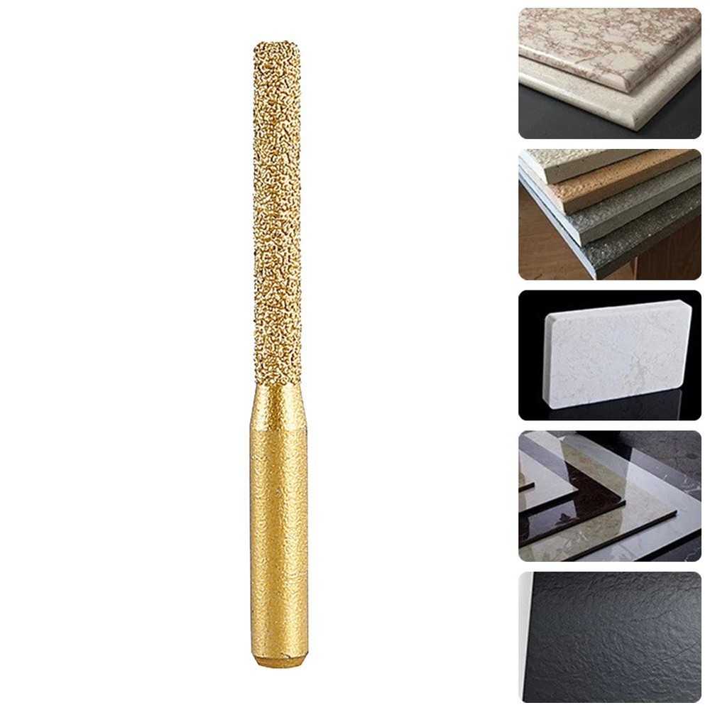 Edge Grinding Machine Replacement Workmanship Router Bit 6.35*5*65mm Gold