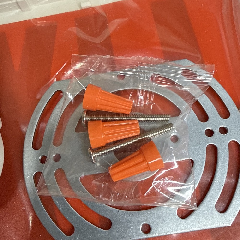 Simkar Slimline LED Exit Sign Combo Red Light Emergency Dual Voltage White