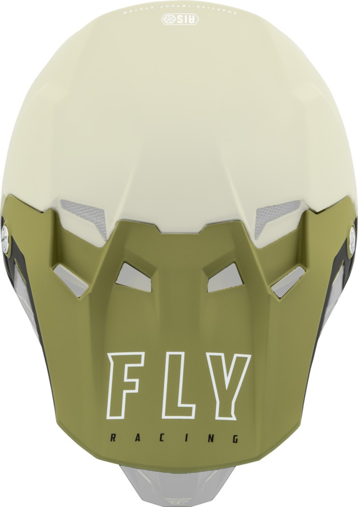 Fly Racing Formula CC Centrum Helmet Visor/Peak Matte Olive Green/White