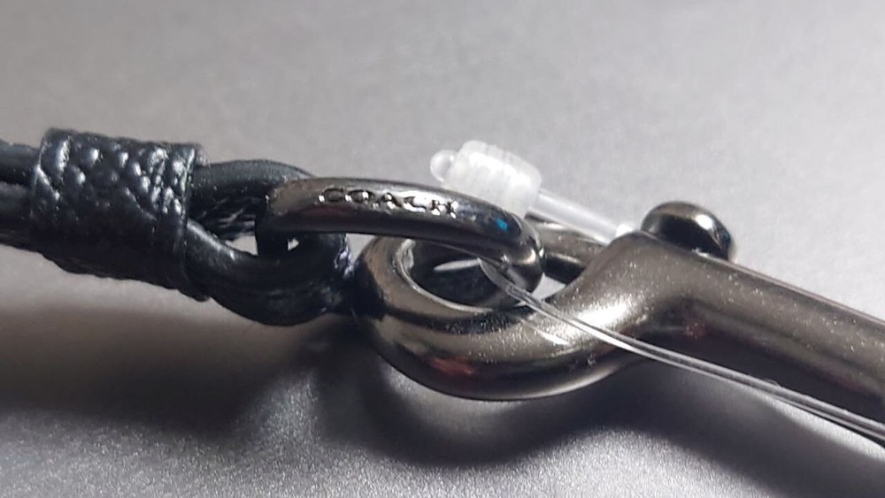 COACH Id Lanyard Black 25689