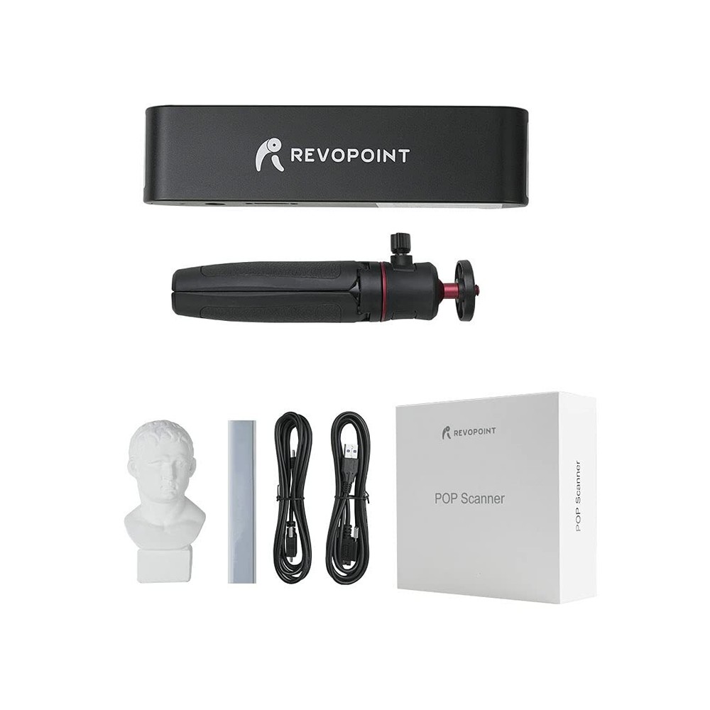 Revopoint POP 3D Scanner High Precision Handheld Scanner for Printing w/ Tripod