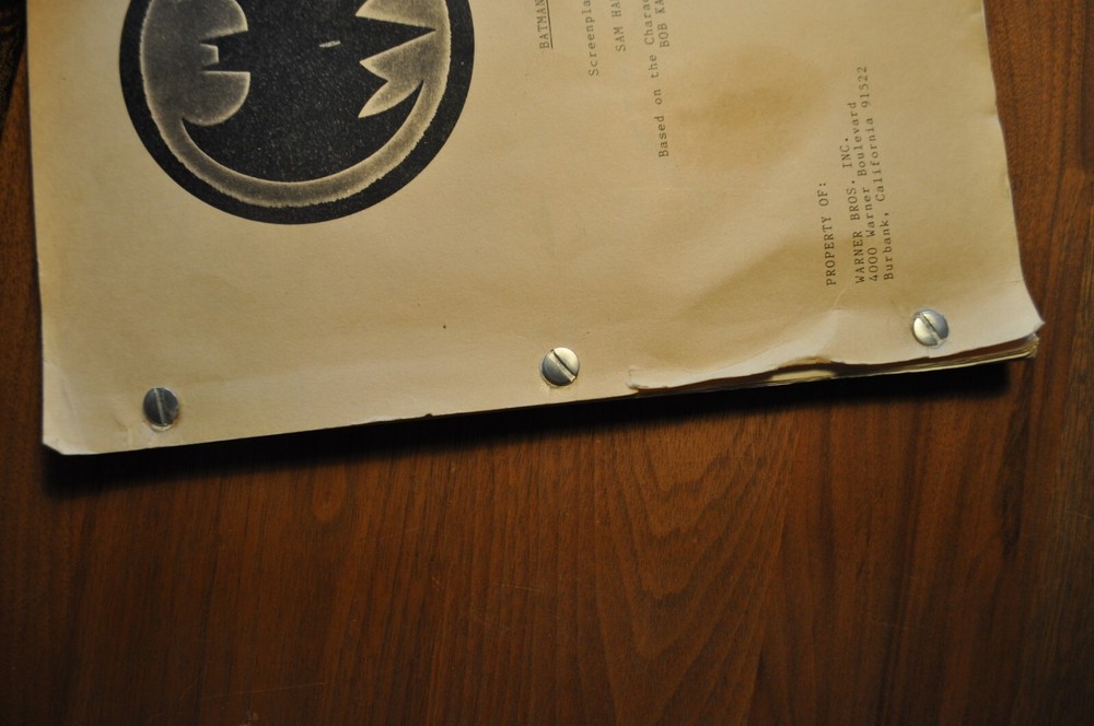 BATMAN Sam Hamm Warner Bros. Screenplay 3rd DRAFT February 29th 1988