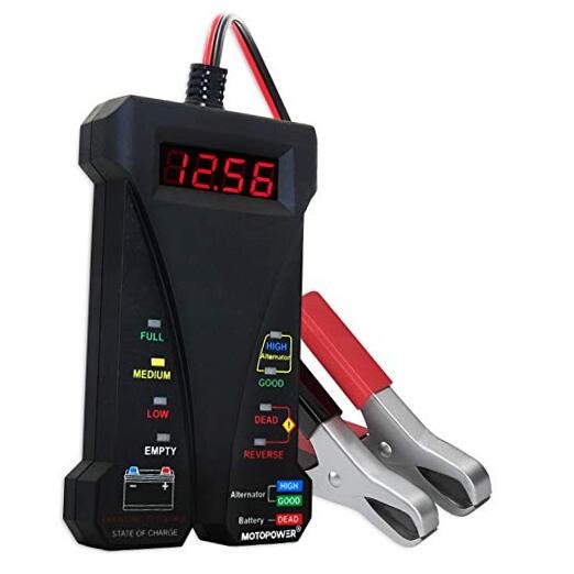 MP0514A 12V Digital Car Battery Tester Voltmeter and Charging System Analyzer