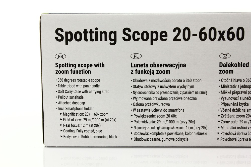 Bresser Spotting Scope 20 - 60x60