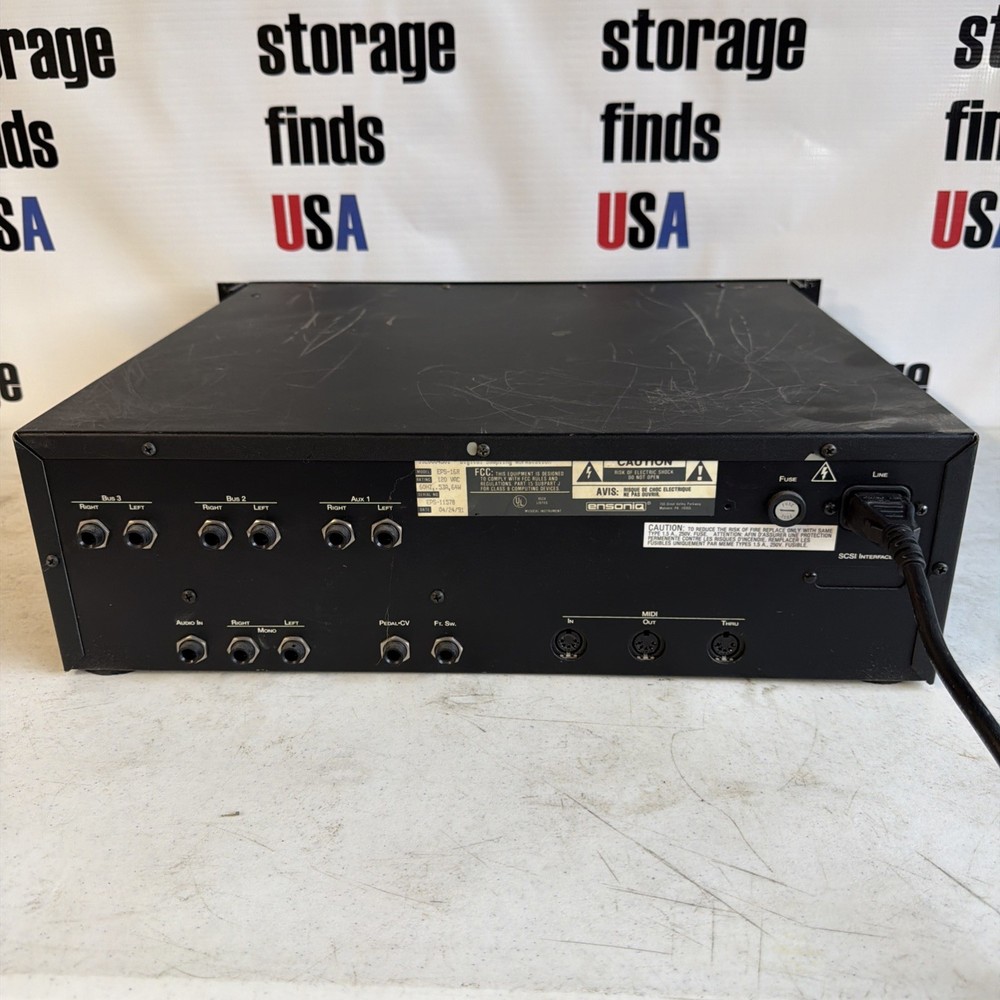 Ensoniq EPS16 PLUS Rack Sampler EX Memory /SCSI / 220volt