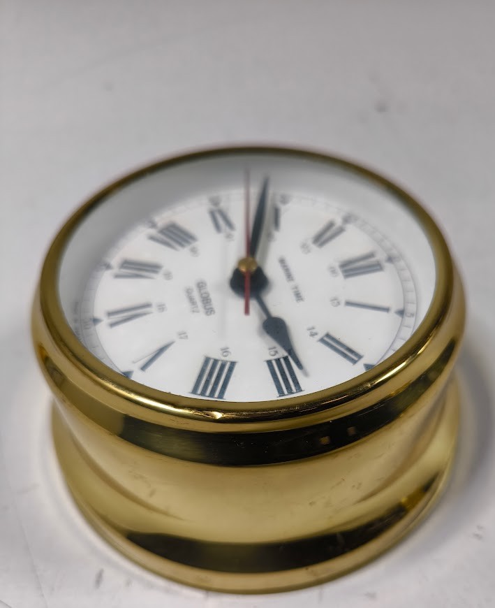 Marine Time Quartz Clock - Used, Working