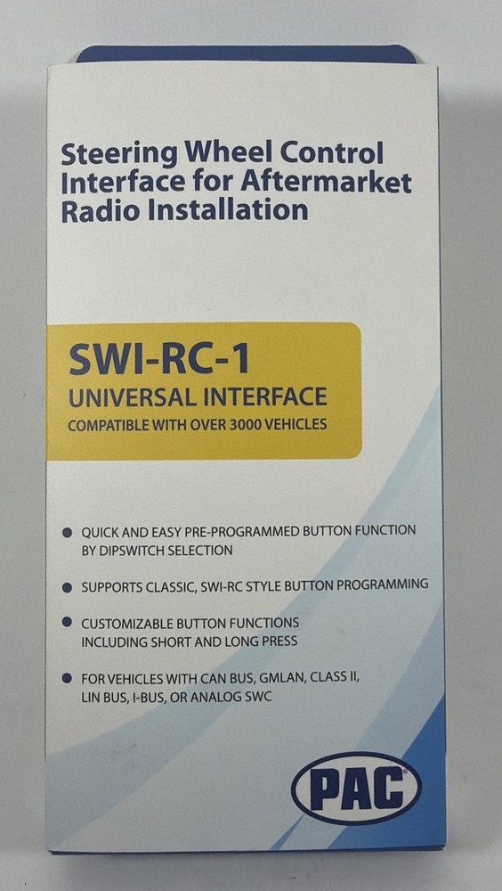 PAC SWI-RC1 Steering Wheel Control Interface - New