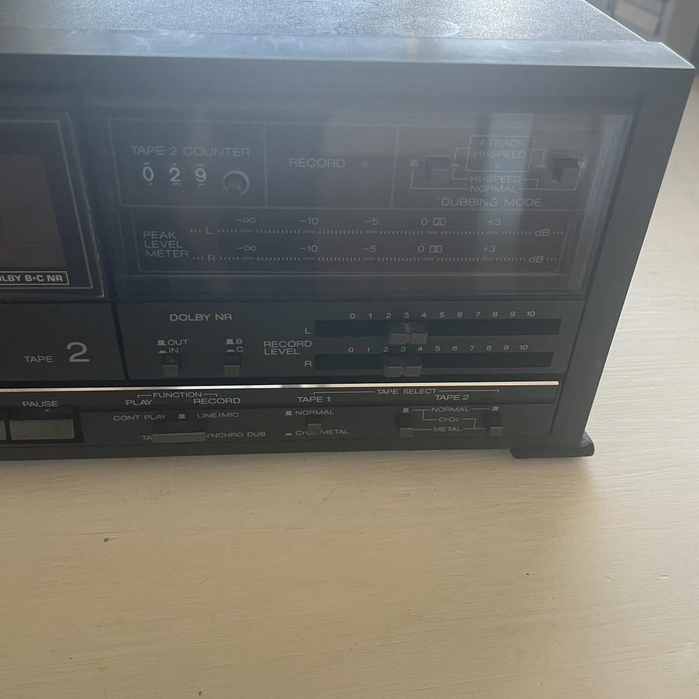 Realistic Dual Tape Deck Cassette Deck Stereo No. 14-650