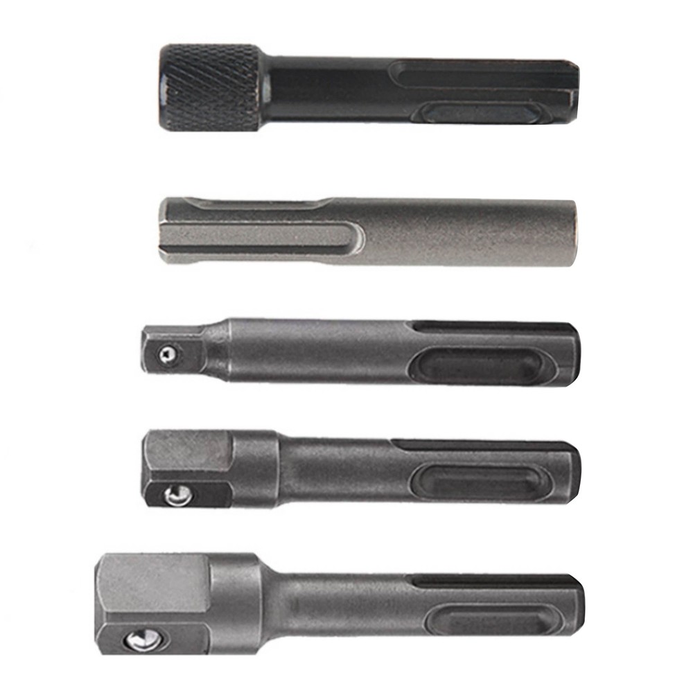 5pcs SDS Plus 1/4 Hex Socket Driver Screwdriver Bit Hammer Drill Bit Set