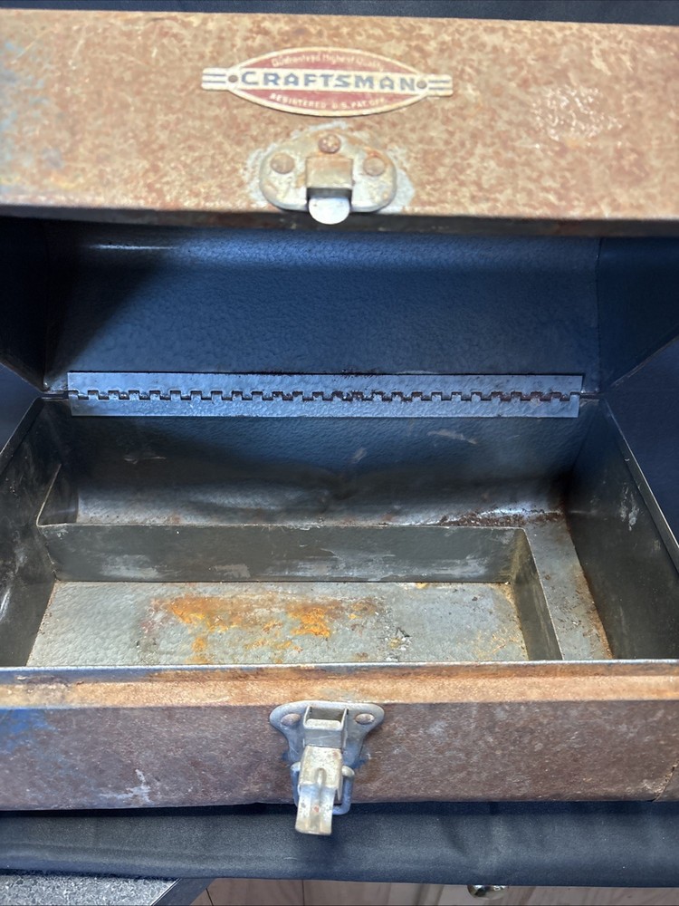 1950’s Craftsman Tool Box Vintage 14”