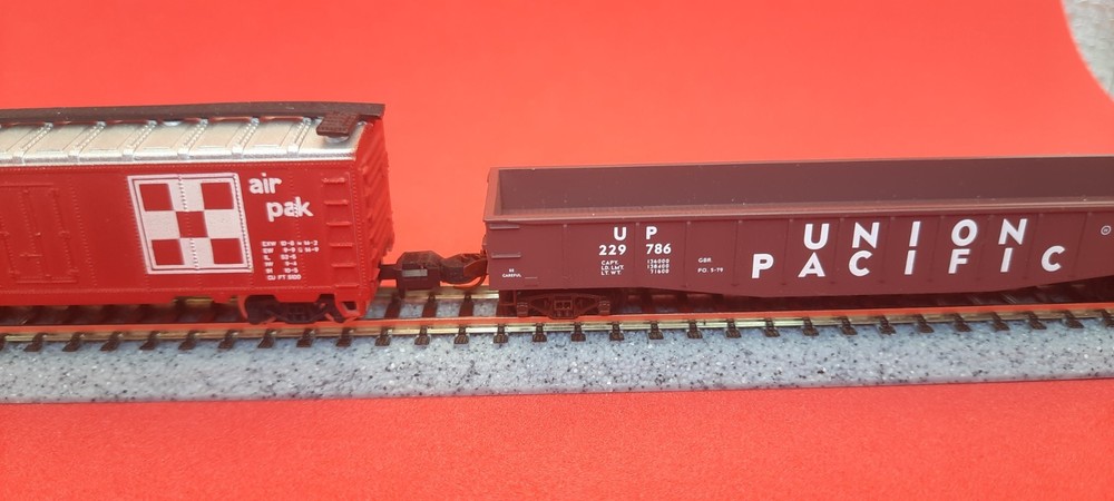 N Scale Rapido Coupler Conversion precision adapters to knuckle, 2 pack, BLK