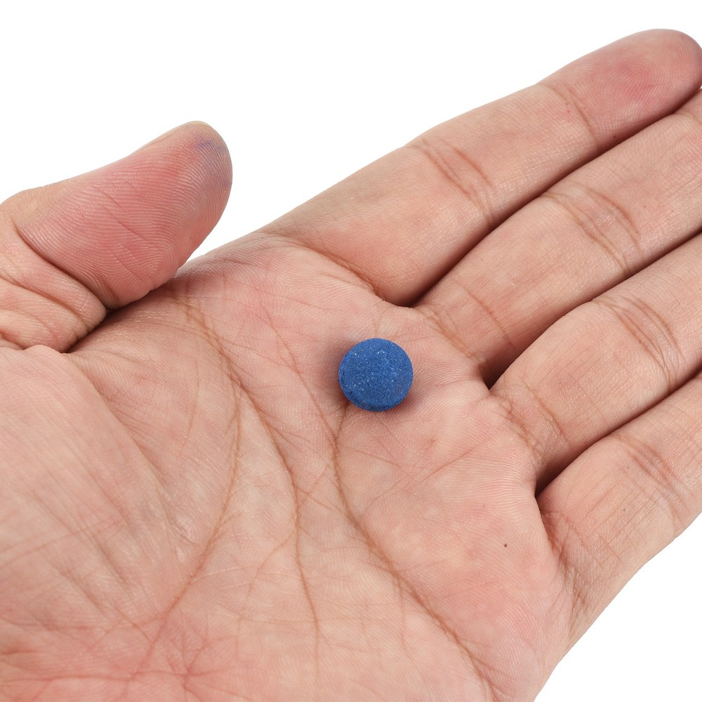 10mm Billiard Slide Stick Tips, 20pcs Replacement Tips, Blue