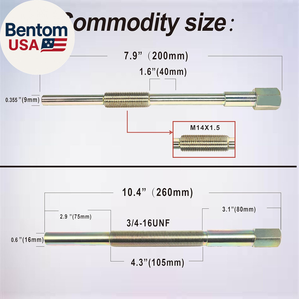 Hardened Primary & Secondary Clutch Puller Tool Kit. Contains 13 Different Model