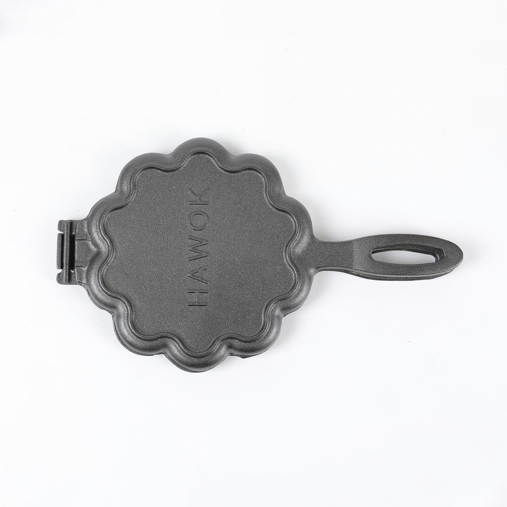 Cast Iron Heart Shaped Waffle Iron Waffle Maker…