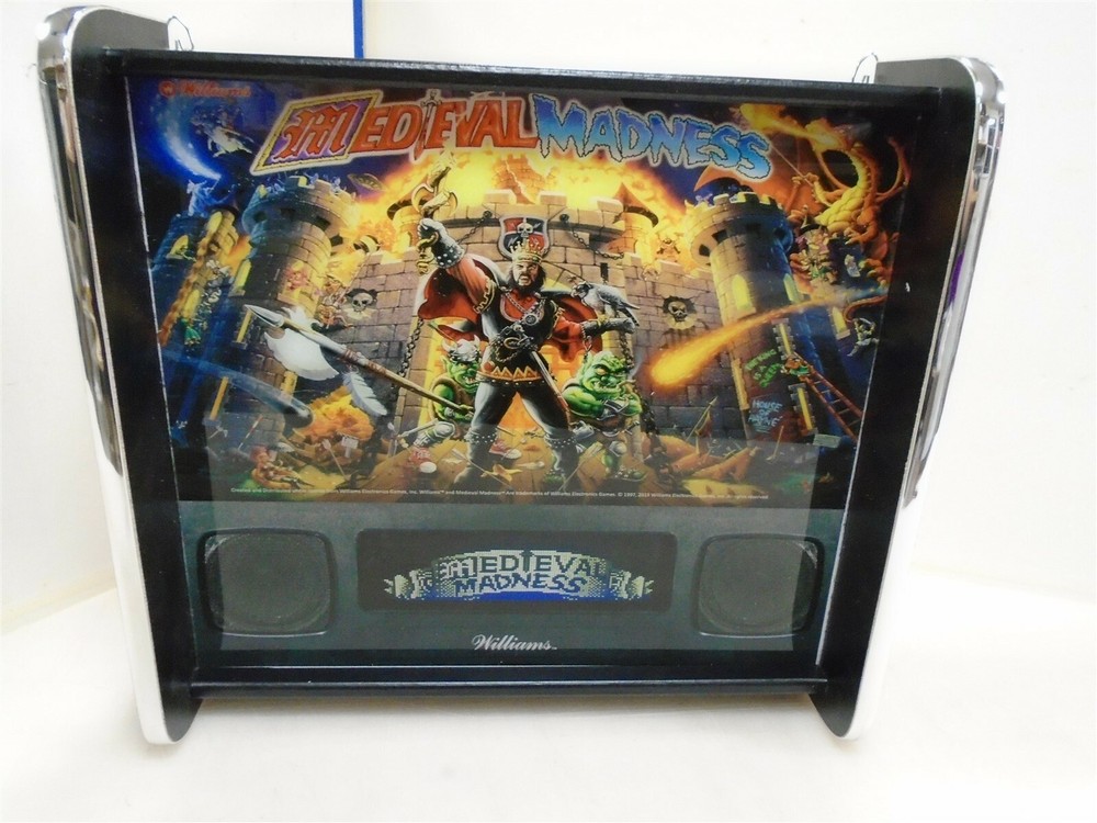 Williams Medieval Madness Pinball Head LED Display light box